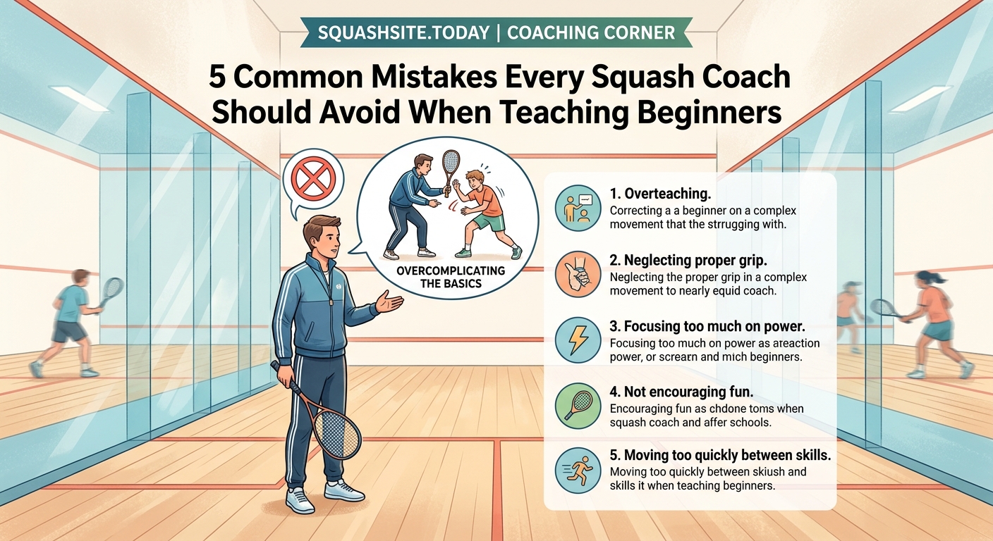 5 Common Mistakes Every Squash Coach Should Avoid When Teaching Beginners — 1