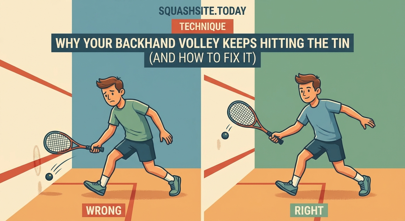 Why Your Backhand Volley Keeps Hitting the Tin (And How to Fix It) - Illustration 1