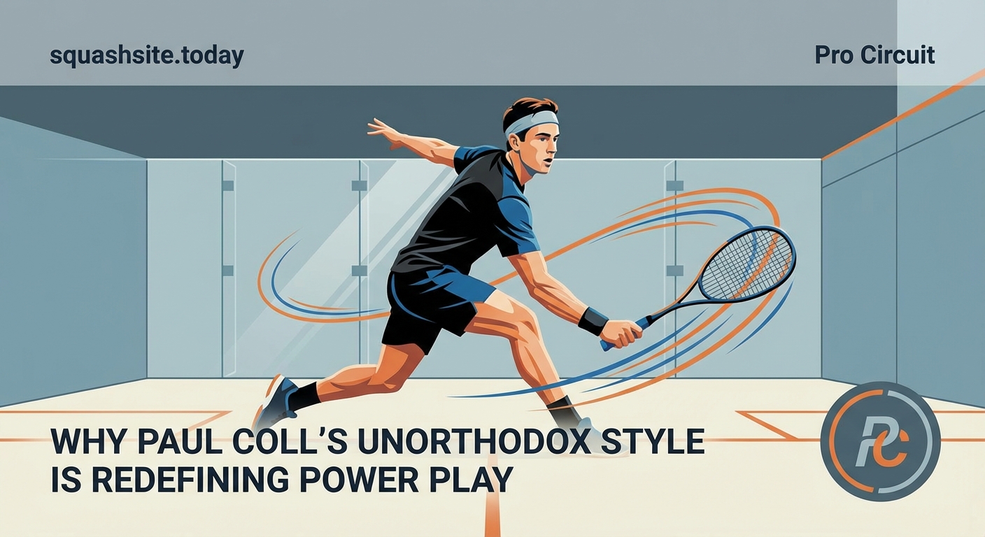 Why Paul Coll's Unorthodox Style Is Redefining Power Play in Professional Squash - Illustration 1