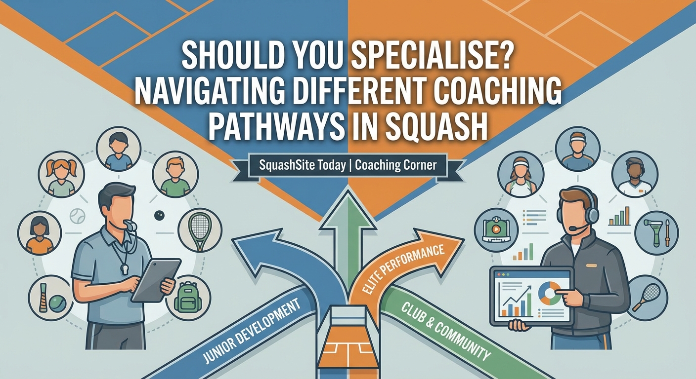 Should You Specialise? Navigating Different Coaching Pathways in Squash — 1
