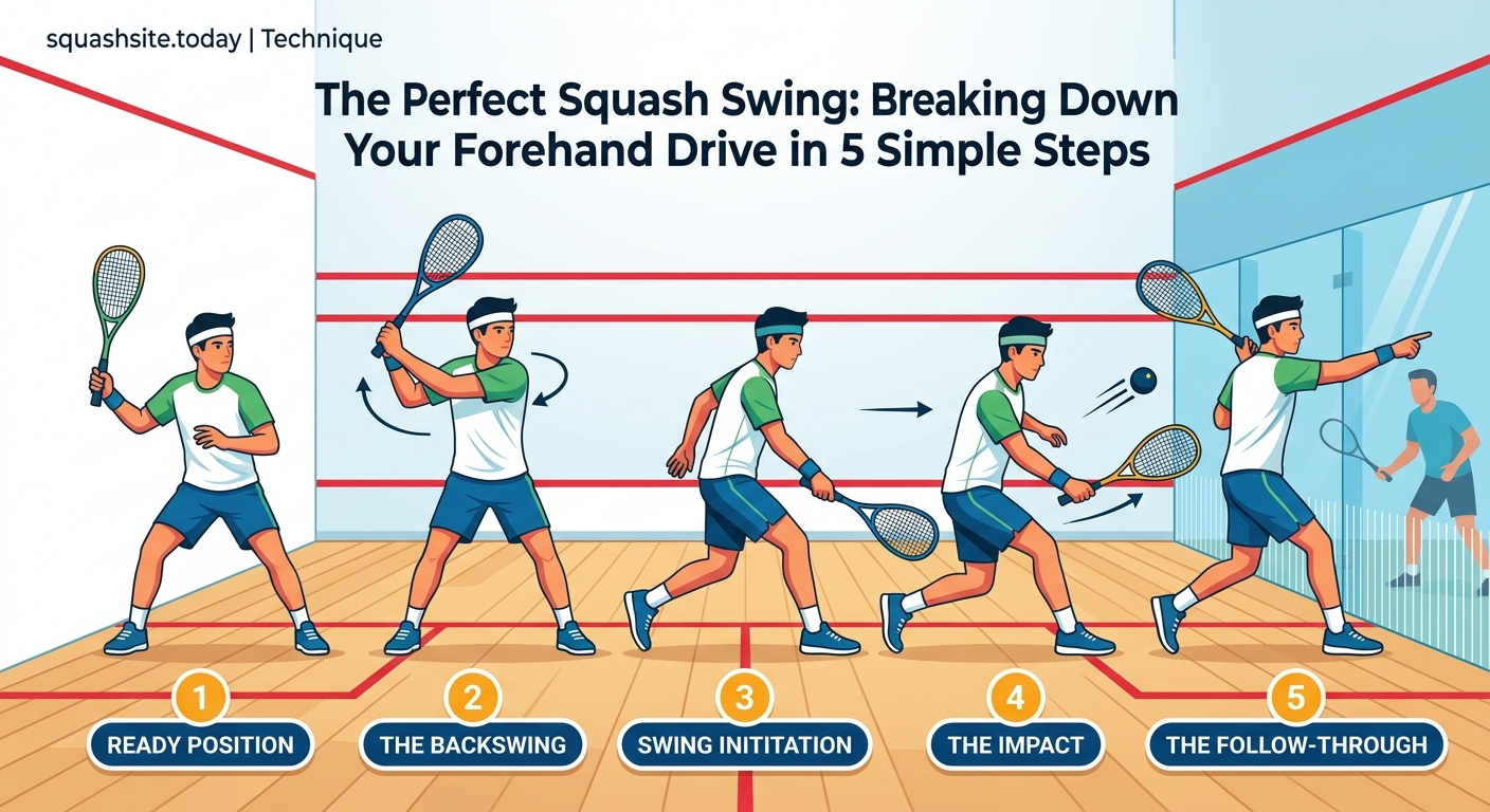The Perfect Squash Swing: Breaking Down Your Forehand Drive in 5 Simple Steps — 2