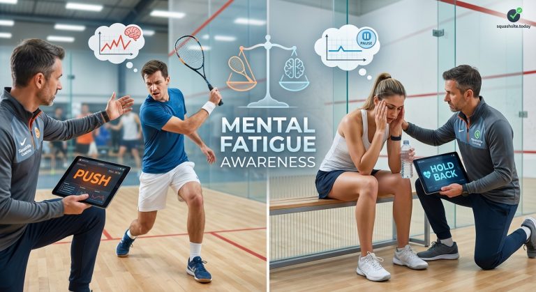 When to Push and When to Hold Back: Reading Mental Fatigue in Your Squash Players