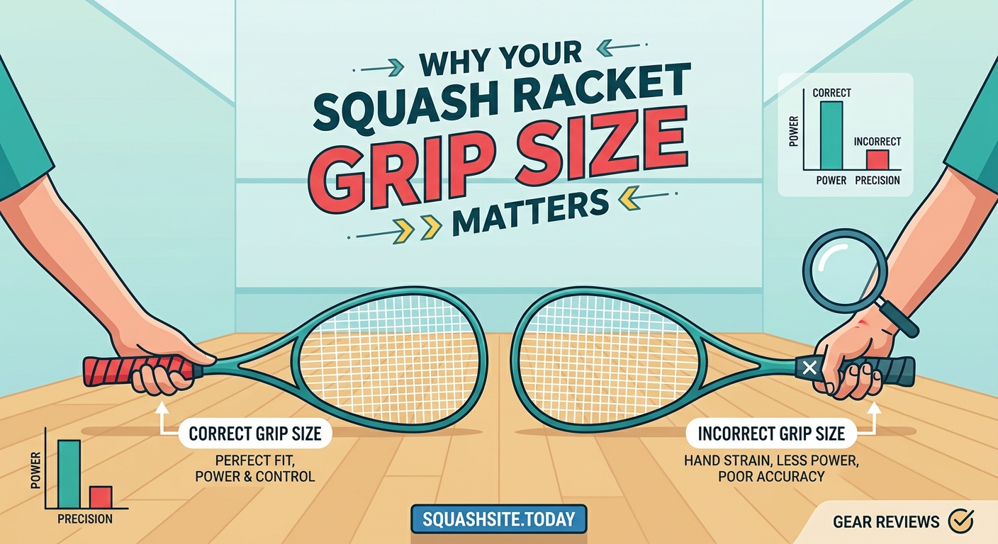 Why Your Squash Racket Grip Size Actually Matters More Than You Think — 1