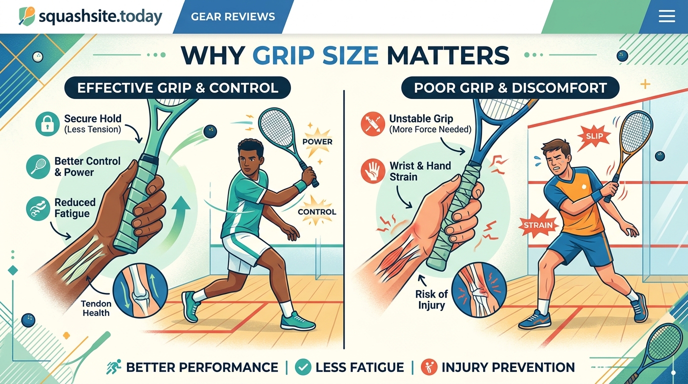 Why Your Squash Racket Grip Size Actually Matters More Than You Think — 2