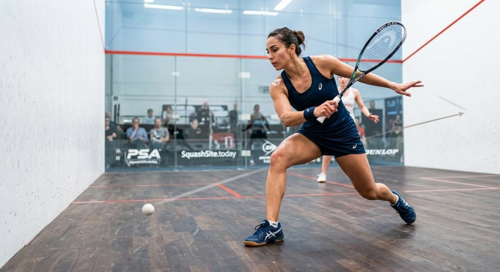 Mastering the Sharp Crosscourt Shot for Advanced Squash Play