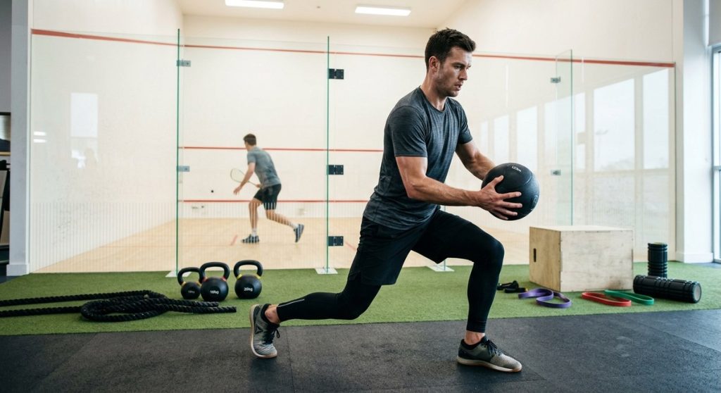 Top Functional Fitness Exercises to Boost Your Squash Endurance