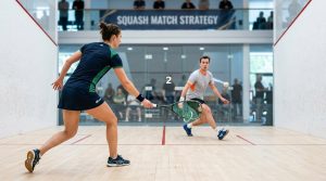 How to Trap Your Opponent in the Back Court: A Simple Two-Shot Combination